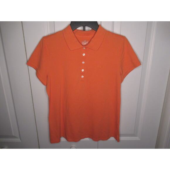 Pair of Izod Mint Green and Orange Polo Shirts - Picture 5 of 7